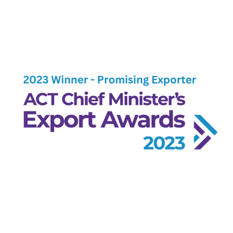 We Won the ACT Chief Minister's Export Award for the ACT Promising Exp ...