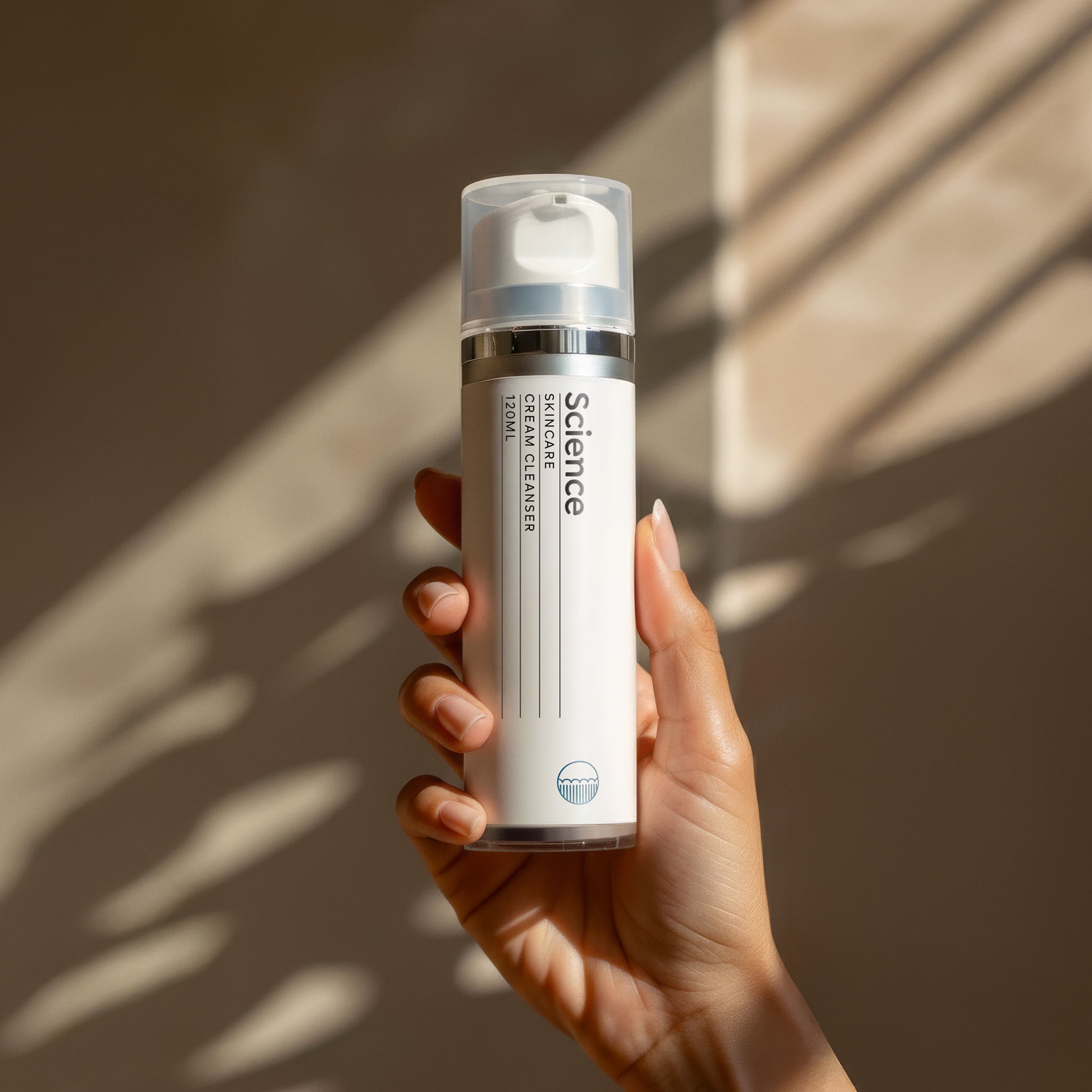 Cream Cleanser lifestyle image showing vitamin-rich oil cleanser with botanicals, antioxidants and nourishing oils for hydrating and plumping dry skin
